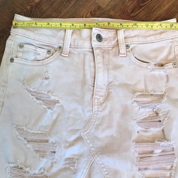 AEO distressed mini skirt - Picture 2 of 8